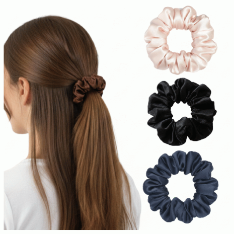 &YELL ヘアゴム シルク